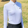 (국내배송) P*G 우먼 에센셜 솔리드 칼라 롱슬리브 티셔츠