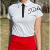 타이틀 리*트 숄더 로고 카라 티셔츠