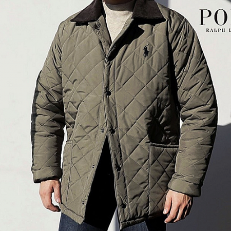 폴로 POLO 퀄팅 누빔 패딩자켓