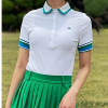 G/FORE 투톤 컬러 피케 폴로 티셔츠