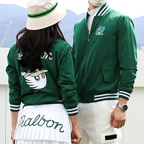 말* MALBON GOLF Tiger 버킷 스타디움 자켓
