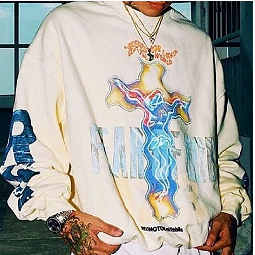 FEAR OF GOD x RRR123 가스펠 스웻셔츠