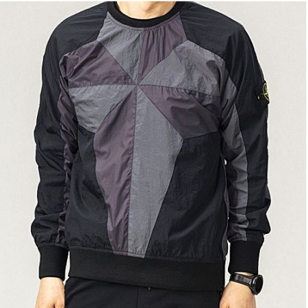 스톤아일*드 STONE ISLAND 인레이 방풍 바람막이 맨투맨