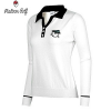 MALBON GOLF 배색 라인 긴팔니트