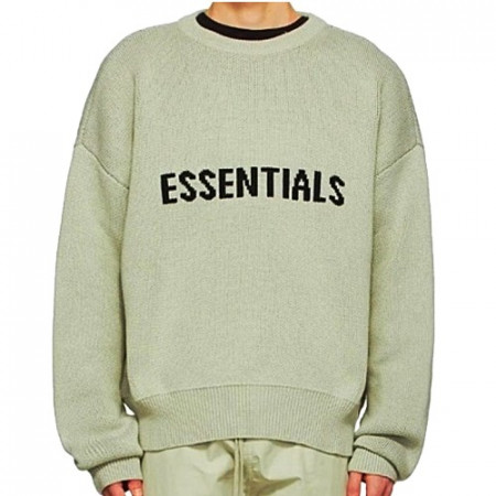 피어오*갓 ESSENTIALS 쟈카드 로고 스웨터