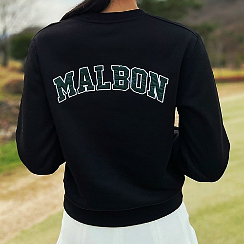 MALBON 말* Buckets 크루넥 플리스 티셔츠