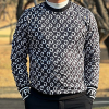 G/FORE G's Pattern 우븐 크루넥