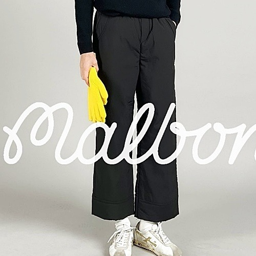 malbon golf 와이드 패딩 팬츠