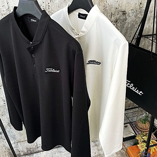 타이틀리*트 TITLEIST 헨리넥 패치니트