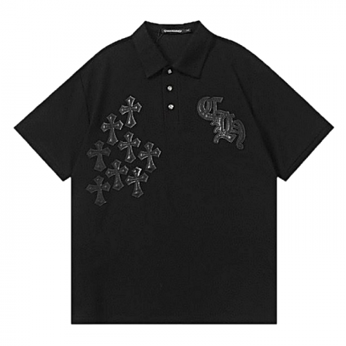 Chrome hearts 그레이브 패치드 숏슬리브 폴로