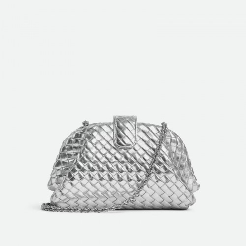 BOTTEGA VENETA 스몰 로렌 1980 - 실버