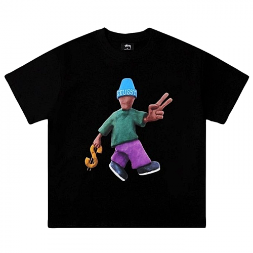 STUSSY 피스 앤 프로스페리티 스톰 티셔츠