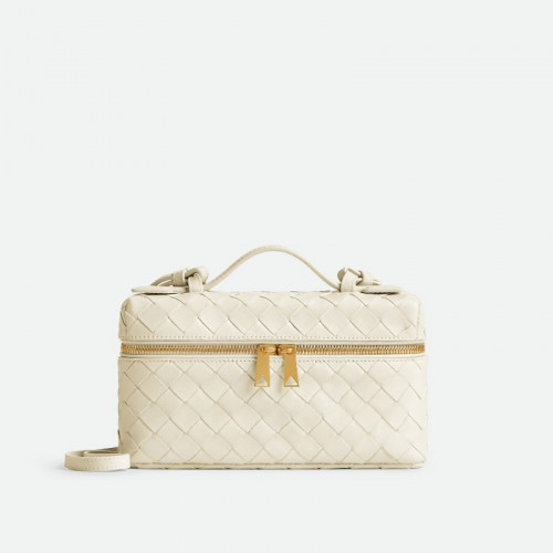 BOTTEGA VENETA 뱅뱅 베니티 케이스 - 씨 솔트