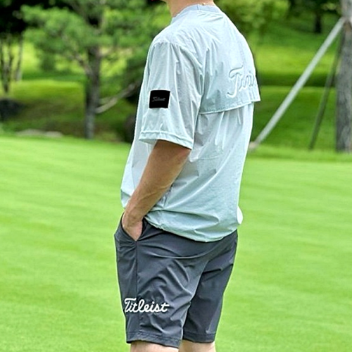 타이틀리*트 TITLEIST 투어 핏‘S 우븐 탑&셔츠 세트
