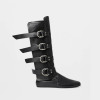 ANN DEMEULEMEESTER 시버 부츠 - 블랙