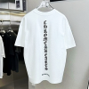 CHROME HEARTS 백 플로랄 로고 반팔 티셔츠
