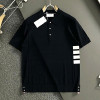 톰브*운 THOMBROWNE 사선 카라 쿨니트