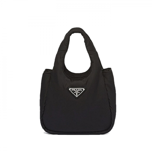 PRADA 삼각로고 패딩 미니 토트백