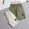 Chrome hearts 워싱 홀스슈 패치 하프팬츠