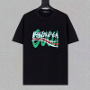 GUCCI 웨이브로고 그린 레드페인팅 티셔츠