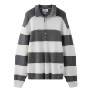 THOM BROWNE 럭비 스트라이프 니티드 폴로