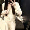 디올 DIOR  별 자수 후드니트 셋업 SET