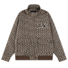 LOUIS VUITTON 모노그램 울 해링턴 블루종
