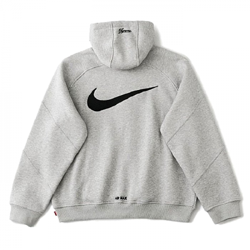 SUPREME x NIKE 로고 후드 집업