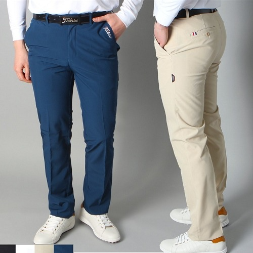 타이틀리스트 TITLEIST 뒷 주머니 삼색 스판팬츠