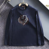 로로피아나 Loro Piana 자수로고 레더패치 실크 라운드