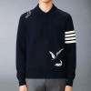 THOM BROWNE 페더 인타르시아 4바 카라니트