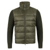 MONCLER 로고 패치 울 덕다운 패딩 자켓