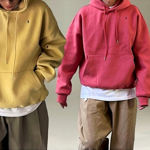 랄프로렌 Polo ralphlauren 헤비 코튼 마카롱 후드