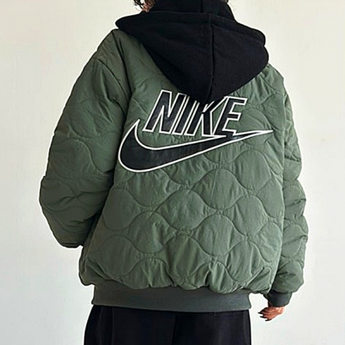 나이키 NIKE 누비 후드 집업