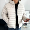 라코스테 LACOSTE 다운라이크 후드 경량패딩