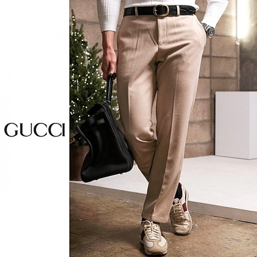 GUCCI 울 기모 스노우 슬렉스
