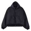 BALENCIAGA 페이드워시 후디드 봄버 자켓