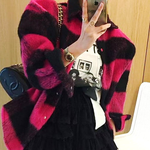 샤넬 CHANEL 체크 고방 남방