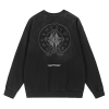 Chrome hearts 크로스 스틸로고 피그먼트 맨투맨