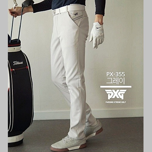 PXG GOLF 로고 라인 슬림 355 기모팬츠PXG GOLF 로고 라인 슬림 355 기모팬츠