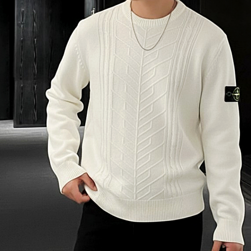 STONE ISLAND 형광 패치 트리 원 울니트