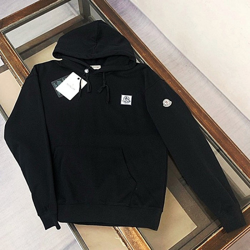 Moncler 감마블루 로고 후드 맨투맨