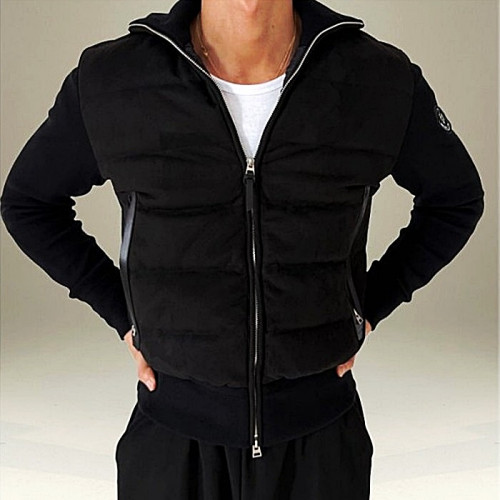 MONCLER 덕다운 스웨이드 패딩집업