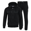 Moncler 가죽 레터링 로고 후드집업 셋업