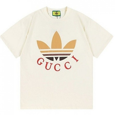 GUCCI ×아디다스 코튼 저지 티셔츠