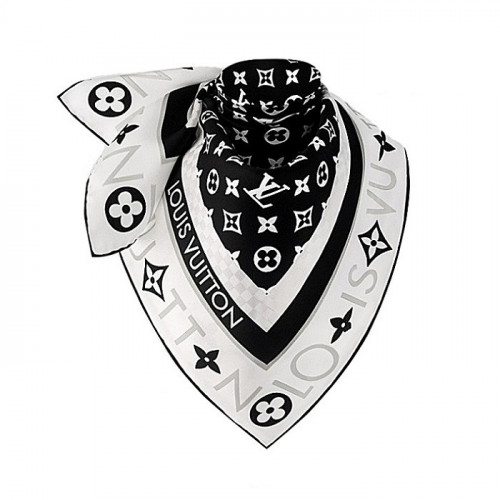 LOUIS VUITTON 모노그램 인피니티 스퀘어 90 - 블랙