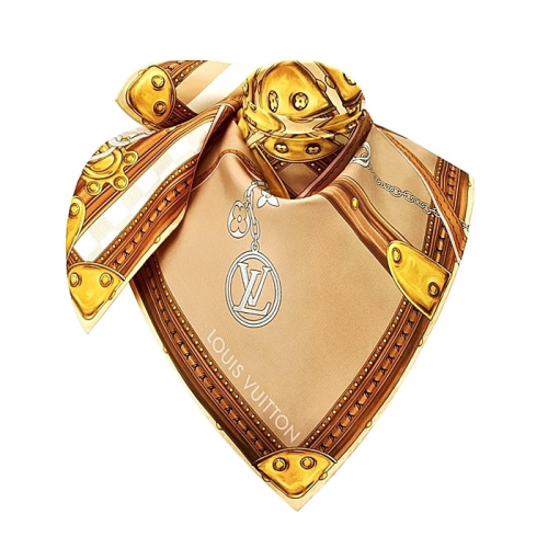 LOUIS VUITTON 스트랩 앤드 트렁크 스퀘어 90 - 베이지