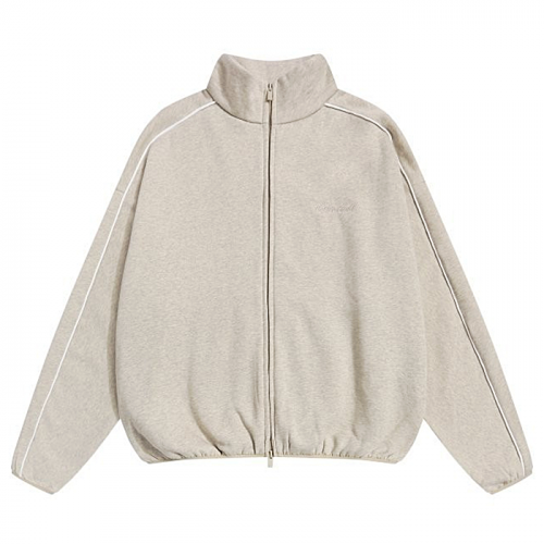 FEAR OF GOD ESSENTIALS 파이핑 플리스 집업