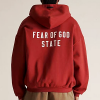 FEAR OF GOD ESSENTIALS 스테이트 플리스 풀 후드 집업