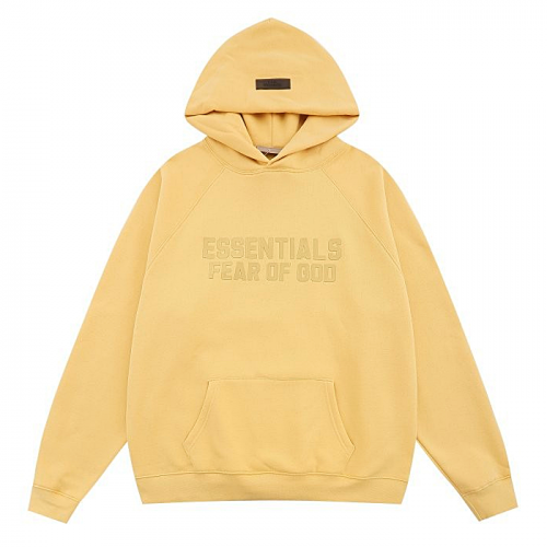 FEAR OF GOD ESSENTIALS  톤온톤 로고 플리스 후드